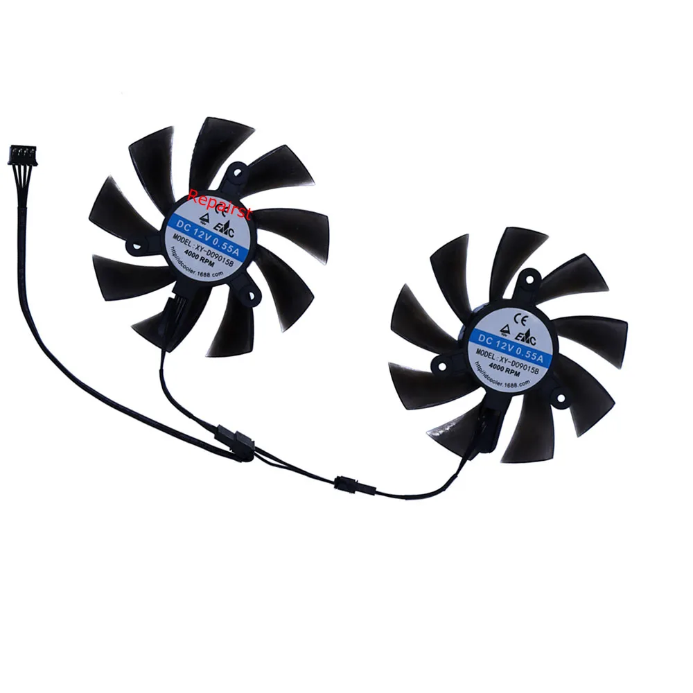 Rx 580 8Gb 2048Sp Gpu - Ventilador para tarjeta gráfica, Enfriador de