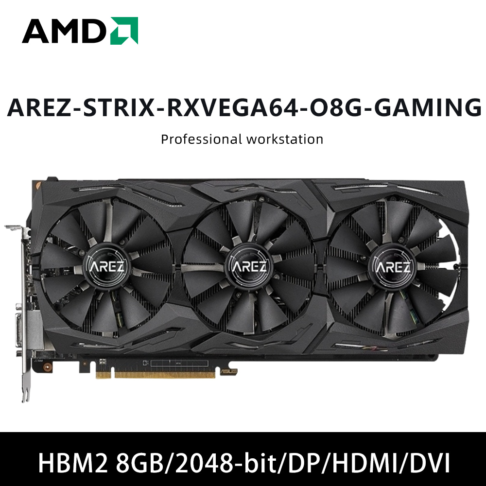 Rtx 3070 8Gb Graphics Card - Tarjeta gráfica ASUS AREZ STRIX RXVEGA64