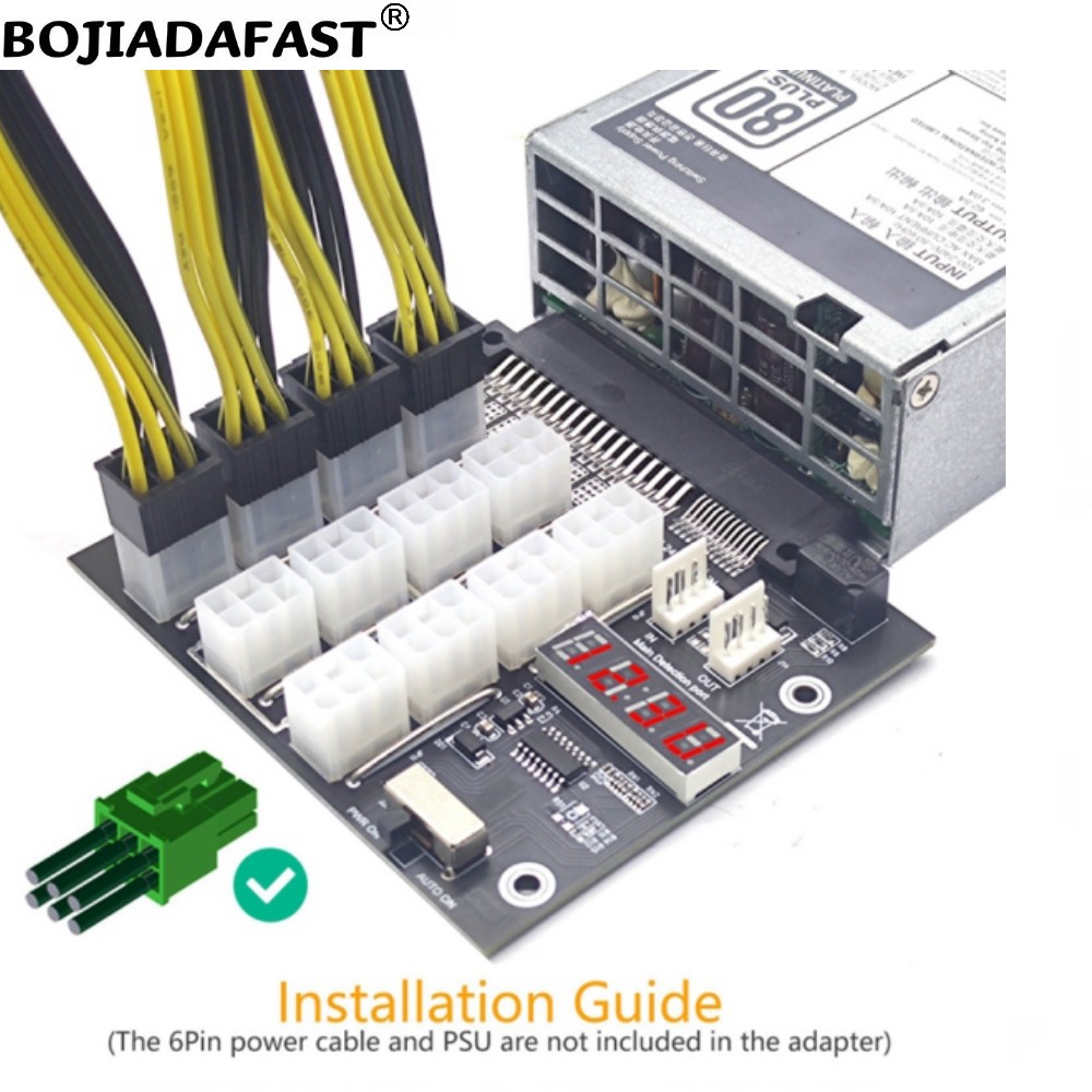 2400W Server Psu Breakout Board - Placa de distribución de energía para