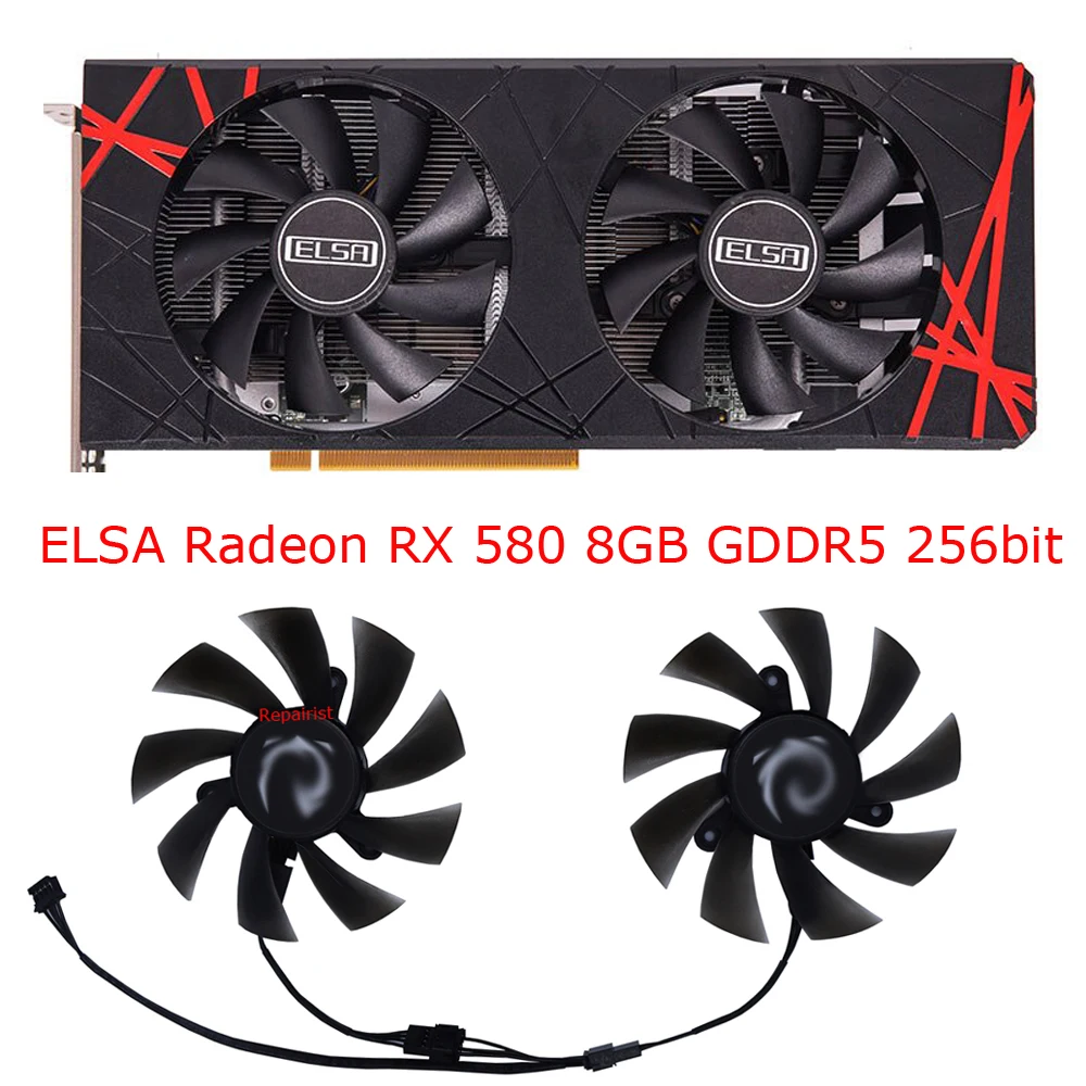 Ventilador para tarjeta gráfic - Rx 580 8Gb 2048Sp Gpu reseña y precio
