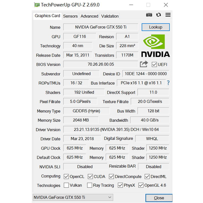 Tarjeta gráfica SOYO GTX 550TI - Rtx 3070 8Gb Graphics Card reseña y precio